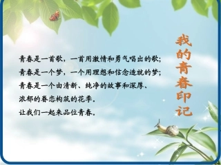 我的青春印记