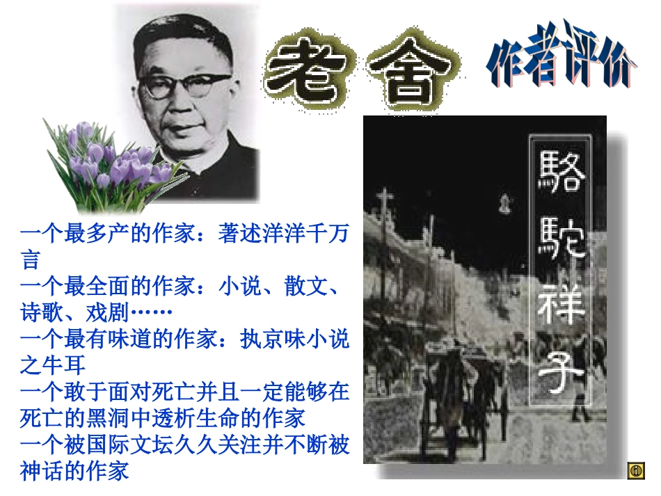 名著导读《骆驼祥子》_第3页