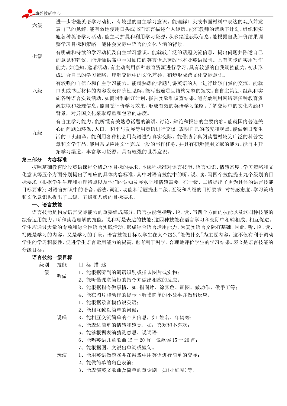 英语新课程标准_第3页