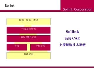 铸造CAE分析sollinkMAGMAADSTEFANSolidWorksCAPCAST