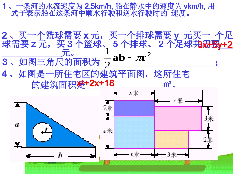 七年级数学整式--多项式_第2页