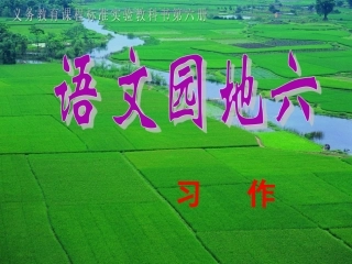 人教版小学语文三年级下册《语文园地六》习作PPT课件 (3)