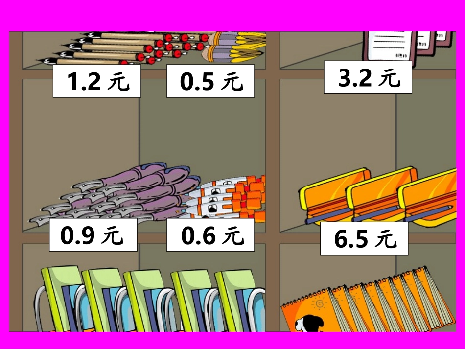 三年级下册《简单的小数加、减法》课件_第2页