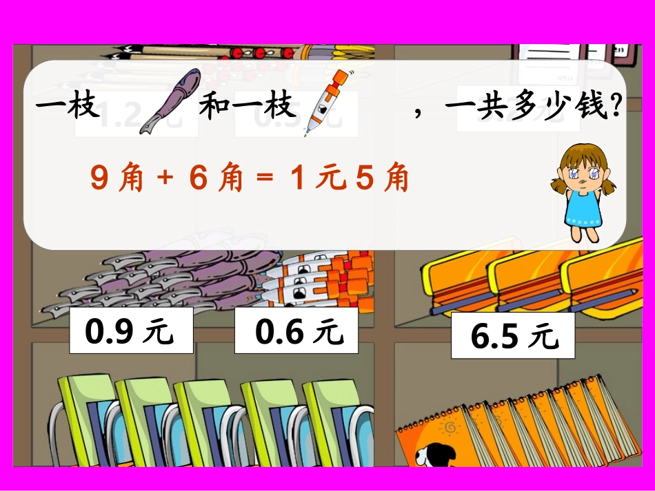 三年级下册《简单的小数加、减法》课件_第3页