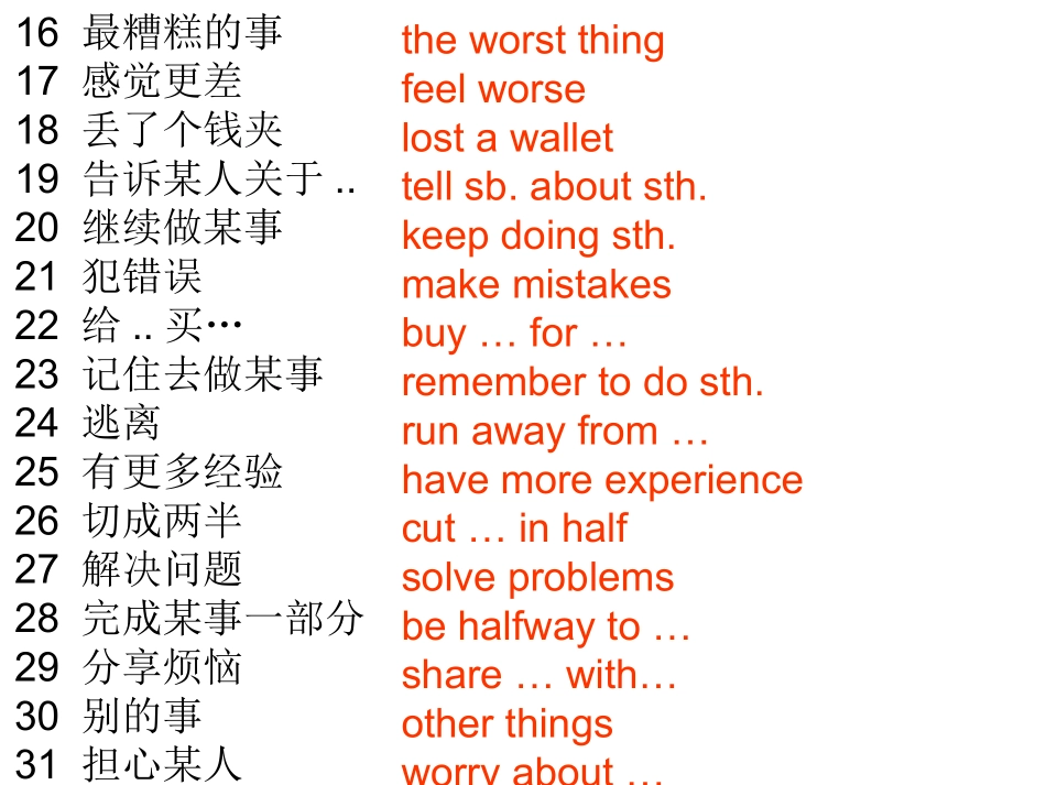 新目标八上Unit10语言知识点_第3页