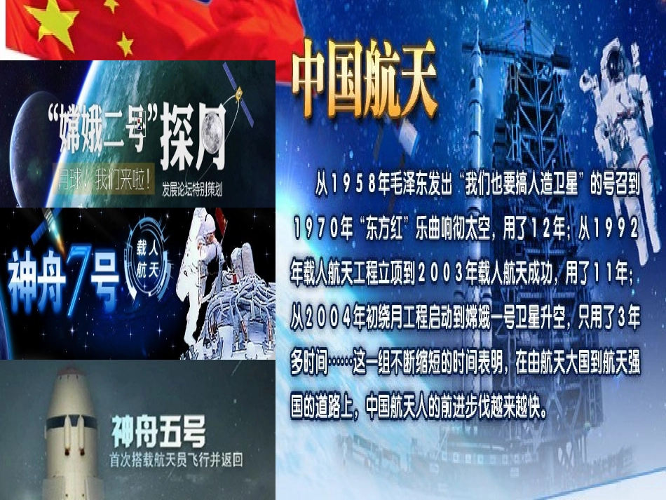 七年级语文下册《“神舟”五号飞船航天员出征记》课件 苏教版 (2)_第1页