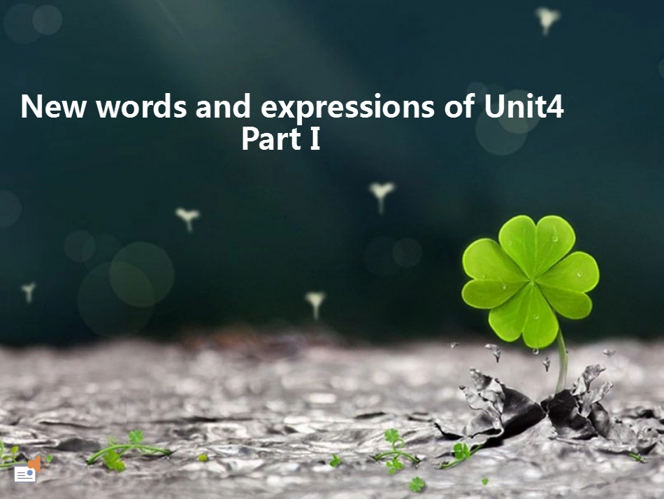 七年级上词汇unit4-1_第1页