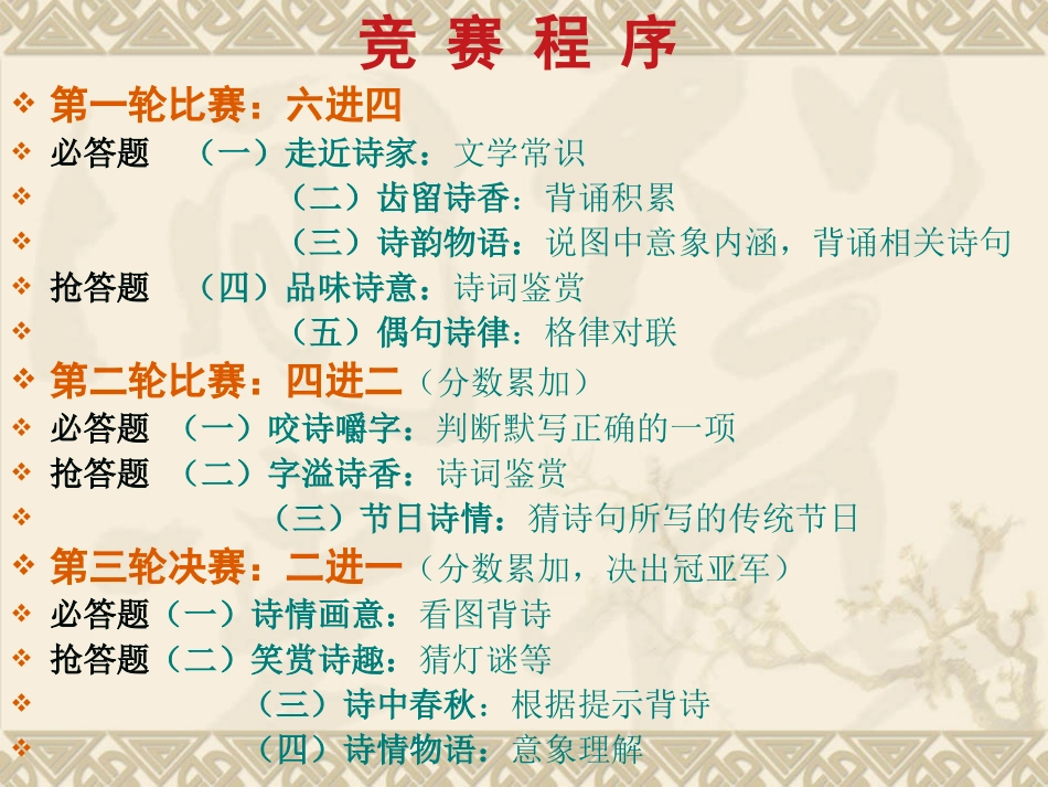 唐诗阅读竞赛_第3页