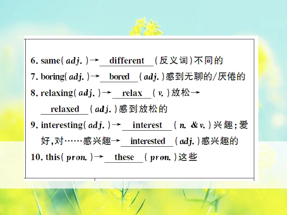 七年级上册UNIT1--5复习_第3页