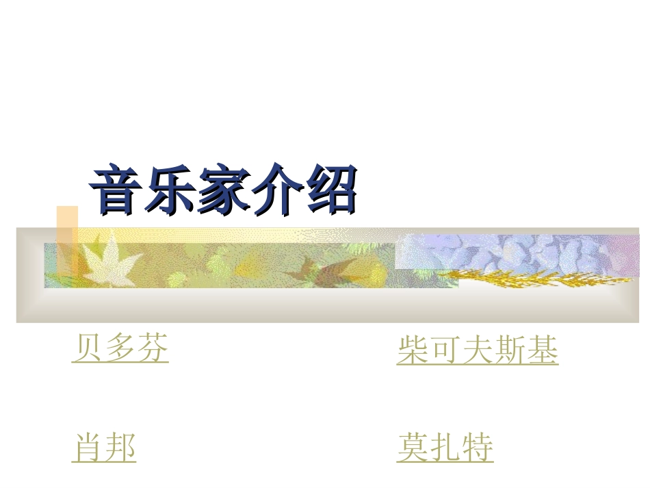 音乐家介绍课件_第1页