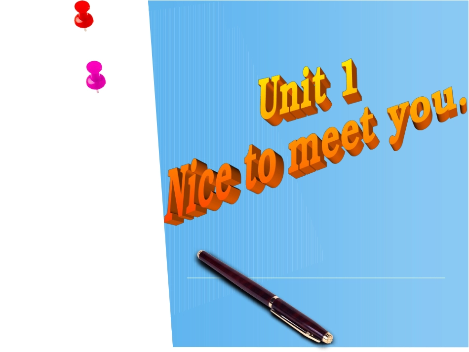 外研版七年级下册moduel1Unit1_第3页