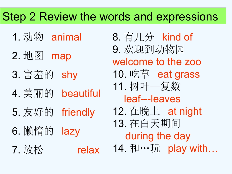 七年级英语下册 unit3复习展示课件 人教新目标版_第3页