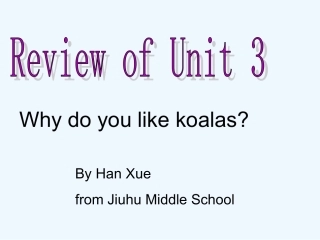 七年级英语下册 unit3复习展示课件 人教新目标版