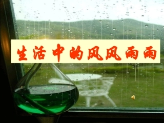 生活中的风风雨雨