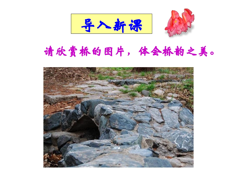 人教版八年级语文上册第12课《桥之美》（60张）课件_第1页