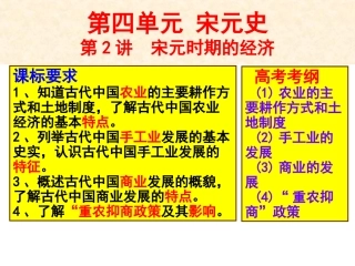 宋元经济史（课件）