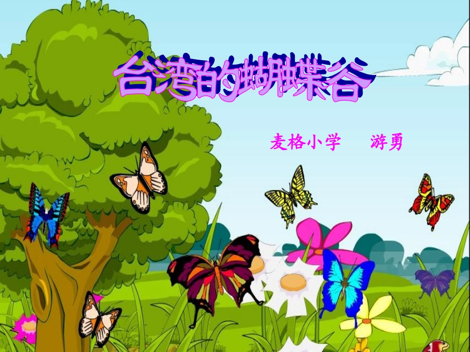 台湾的蝴蝶谷1_第1页