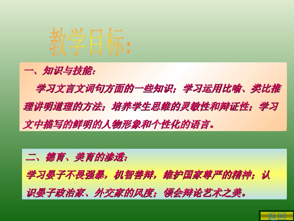 语文：6.24《晏子使楚》课件（1）（鄂教版七年级上册）_第3页