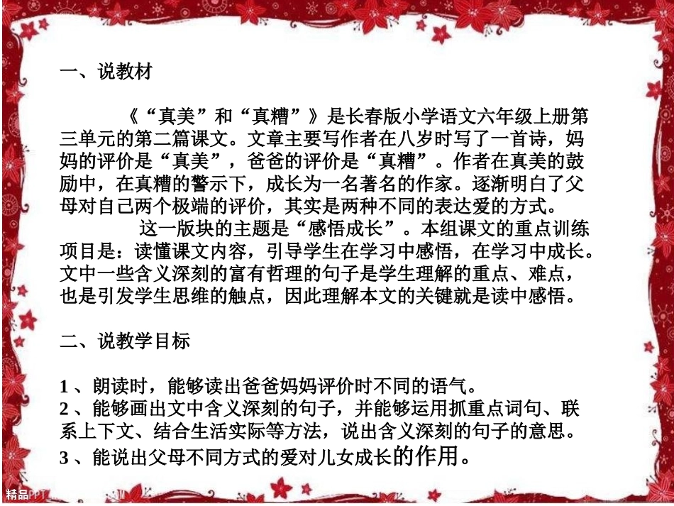 真美真糟说课_第2页