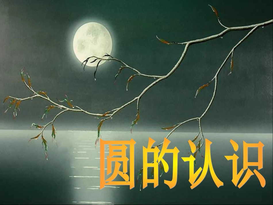 圆的认识谢其华_第1页