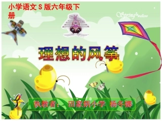 理想的风筝课件