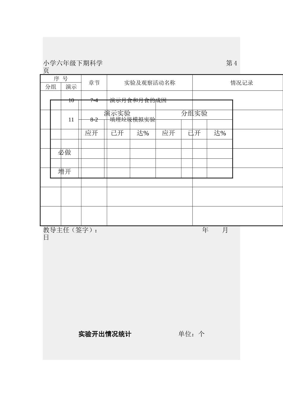 实验日志六年级_第3页