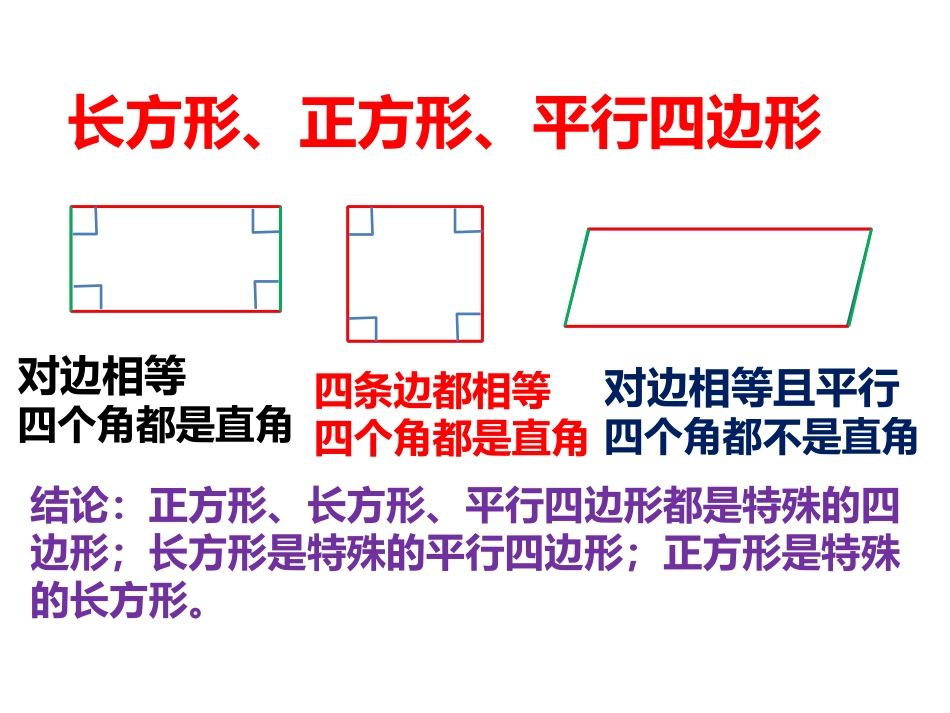 长方形、正方形、平行四边形_第1页