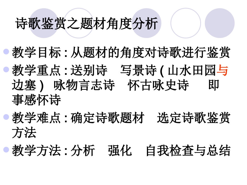 诗歌题材课件_第1页
