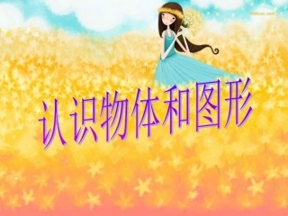 认识物体和图形1