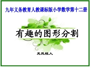 有趣的图形分割