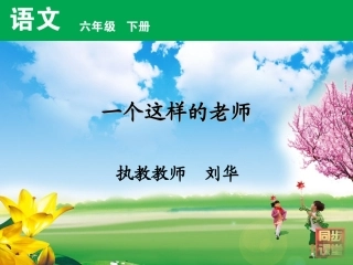 一个这样的老师课件