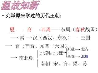 七年级下册1课繁盛一时的隋朝