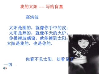 盲孩子和他的影子2