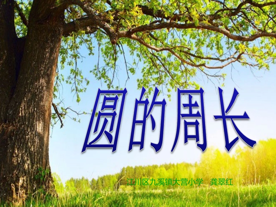 圆的周长课件 (2)_第1页