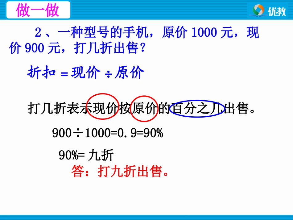 六年级下册《成数》课件_第3页
