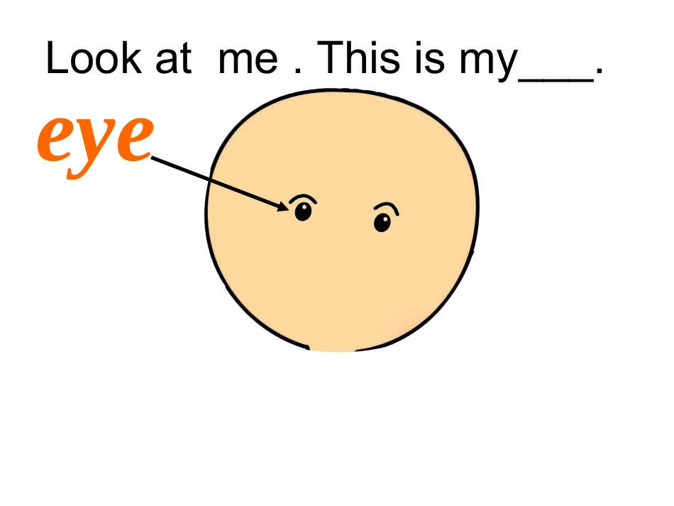 三年级英语上册《Unit_3_Look_at_Me》PPT课件(人教新版)_第3页