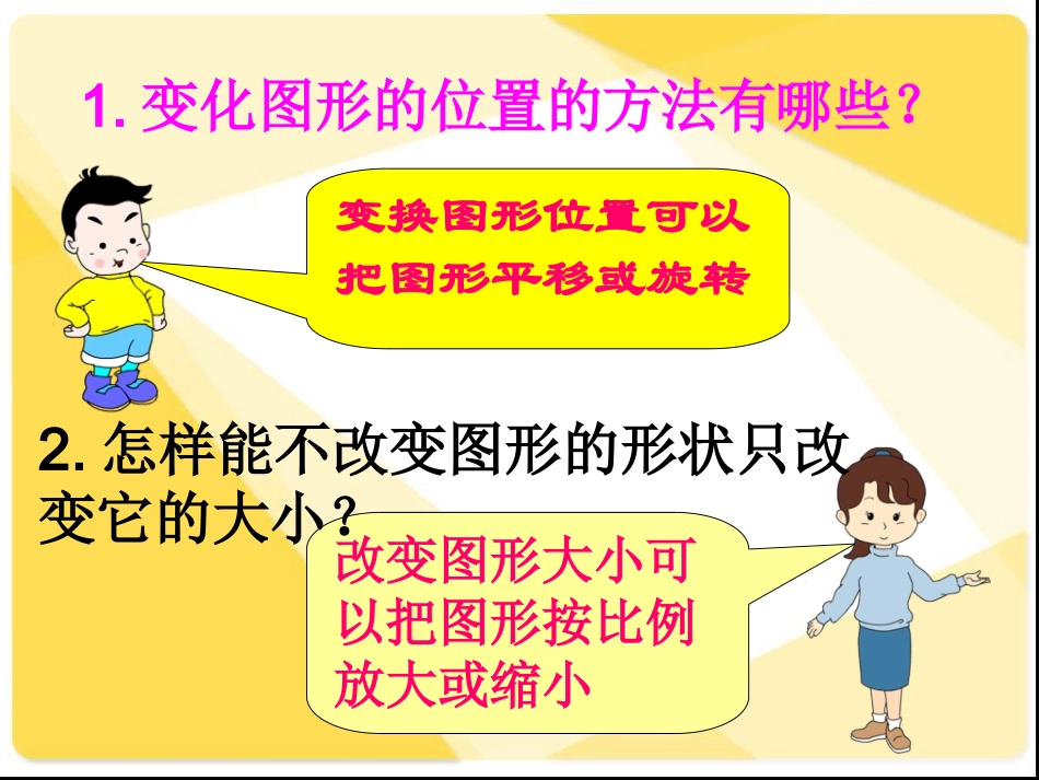 苏教版六下数学总复习《图形与变换》_第3页