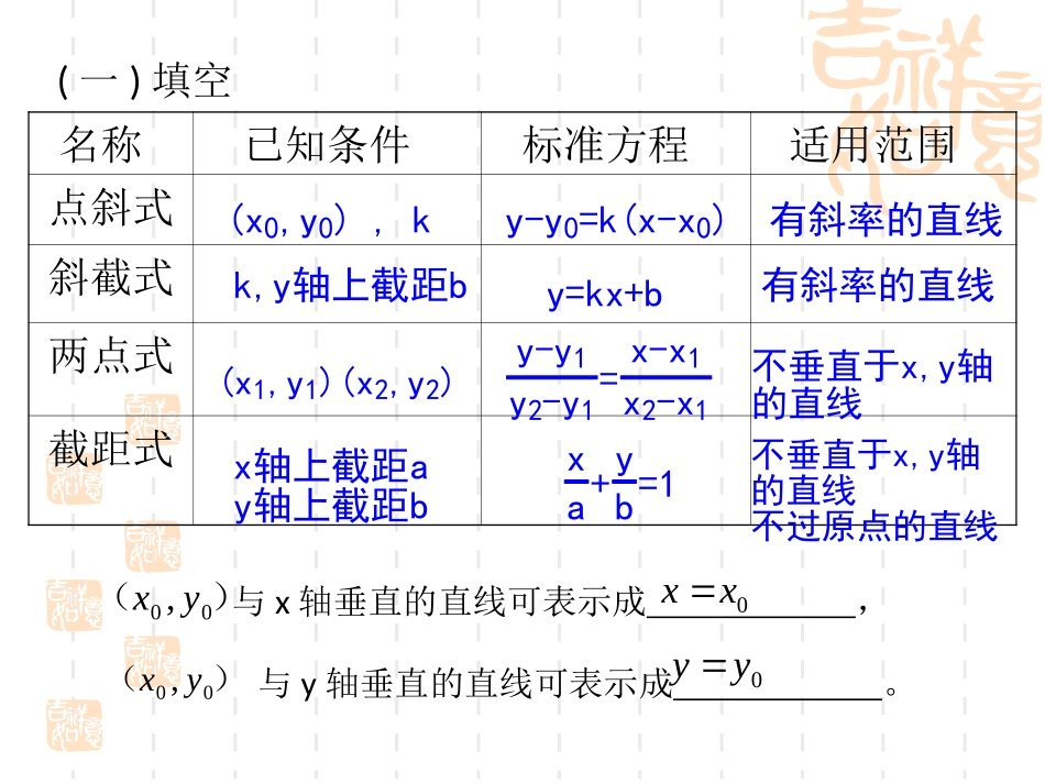 直线的一般方程_第2页