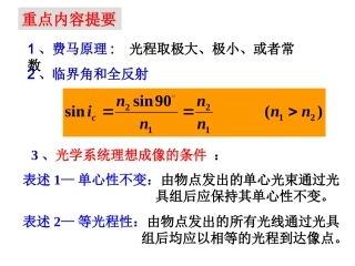 重点内容提要