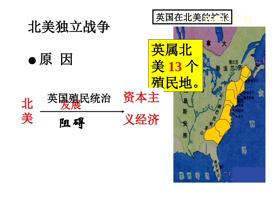 九年级历史美国的诞生2_第3页