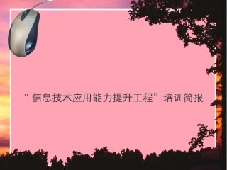 信息技术应用能