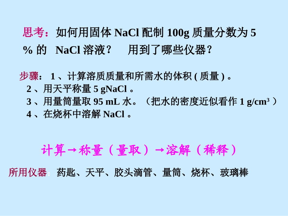 一定物质的量浓度溶液的配制_第2页