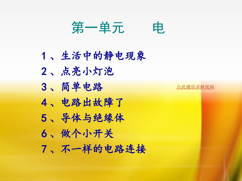 新教科版四年级科学下册_知识点复习提纲_PPT课件_第2页