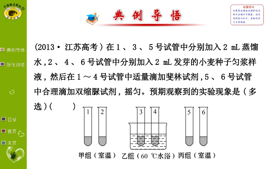 实验1检测生物组织中的糖类、脂肪和蛋白质_第3页