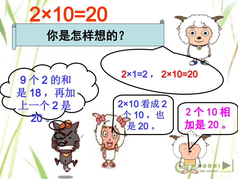 三年级数学上册：口算乘法优秀课件_第3页
