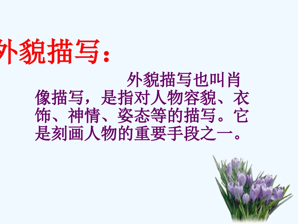 七年级语文作文片断训练一 外貌描写课件_第3页