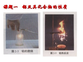 专题二物质性质的探究课题一铝及其化合物的性质