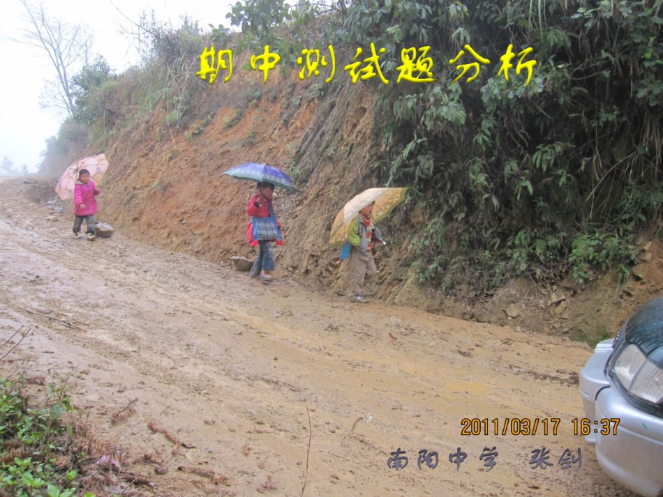 期中测试题分析_第1页