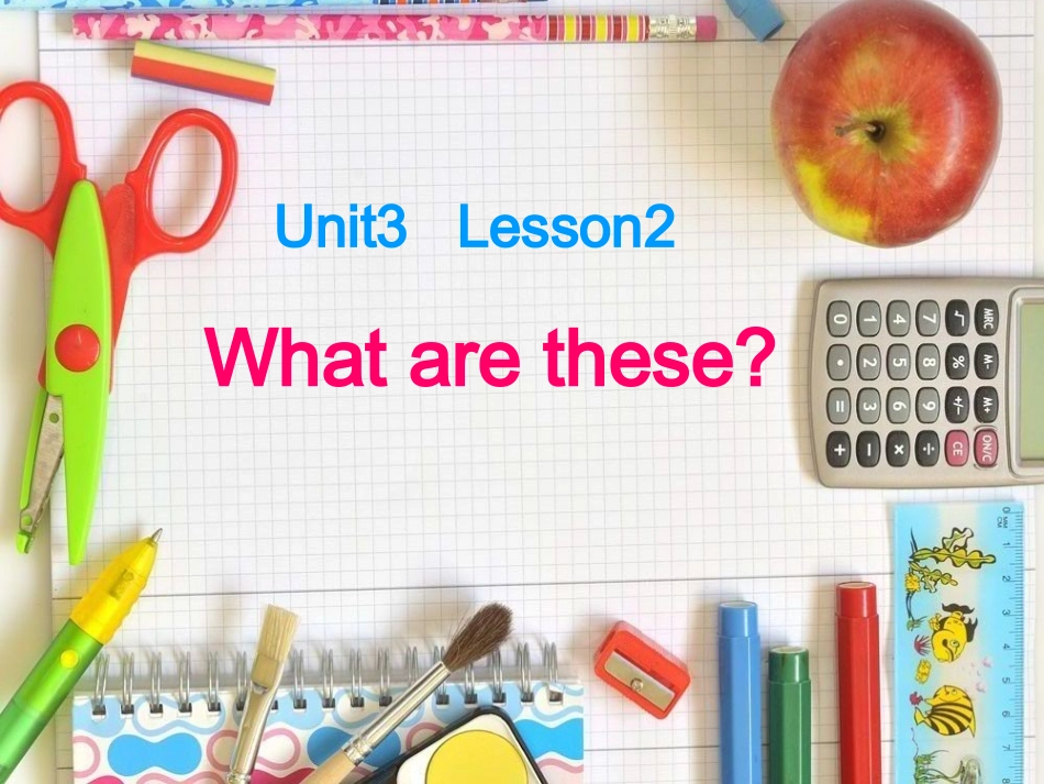 三年级（下）UNIT3lesson2_第1页