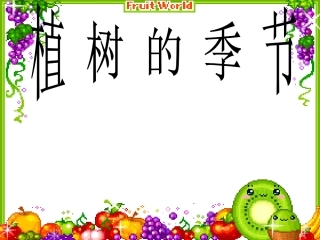 植树的季节课件